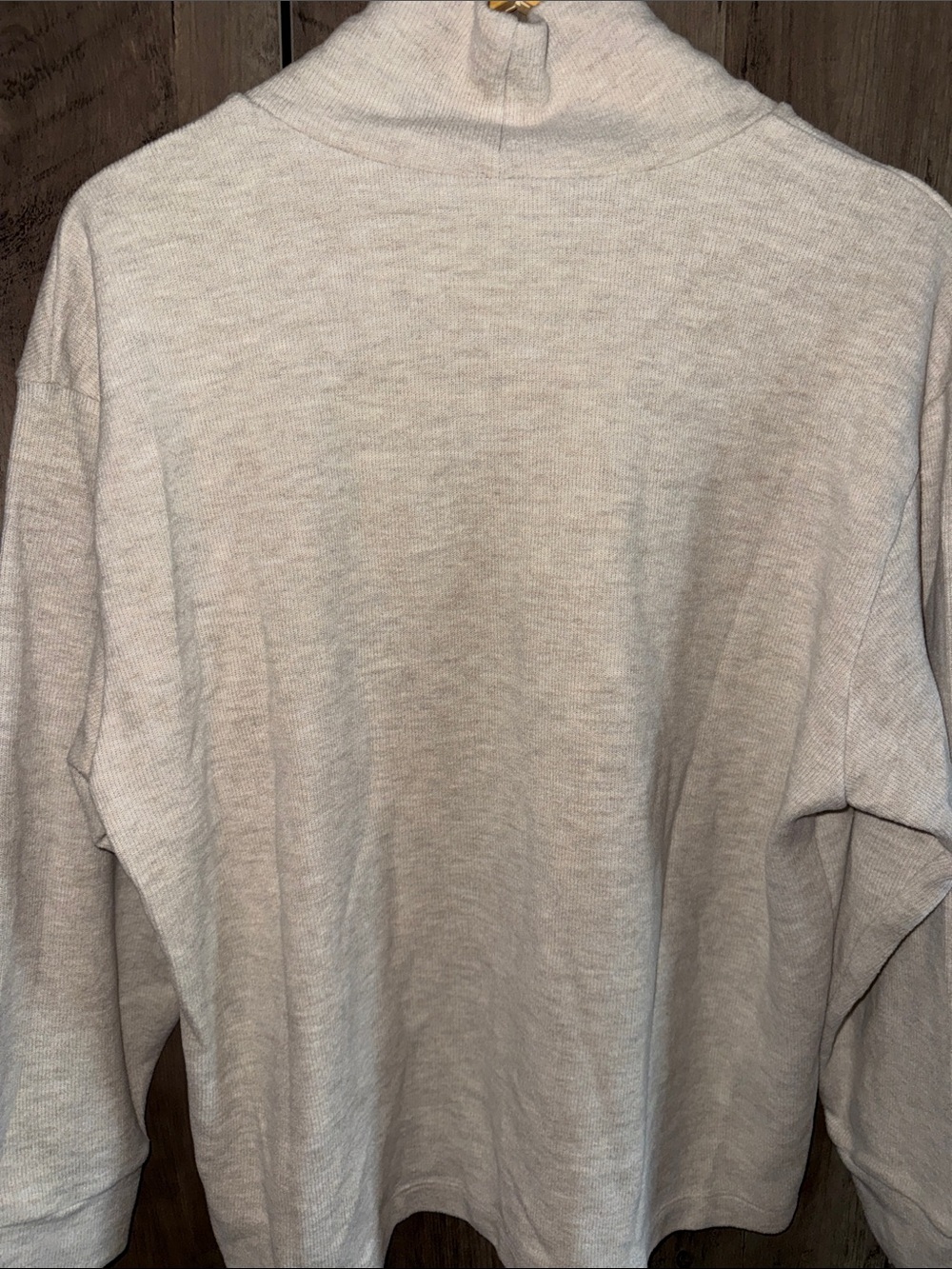Uniqlo Cream ribbed turtleneck - Picture 4 of 4